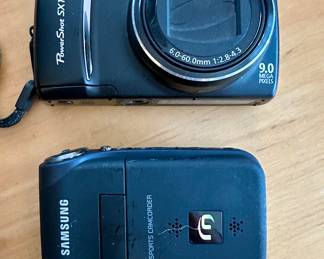 Canon SX110, Samsung Camcorder