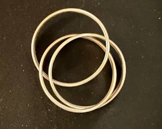 Sterling Silver triple bracelet