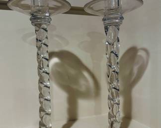 Wiliam Yeoward crystal candlesticks