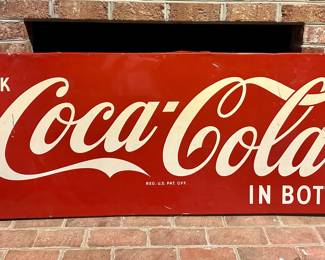 1954 Drink Coca Cola sign. A-M Sign Co