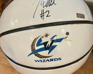 John Wall autographed Washington Wizards Basketball