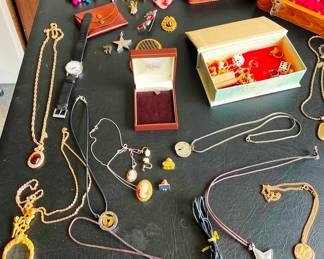 Sterling and costume jewelry