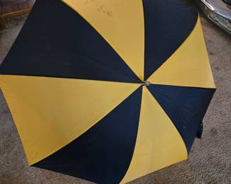WSU Shocker baseball autographed umbrella