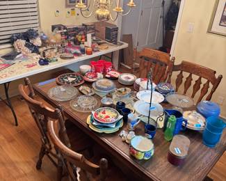 dishes, glassware