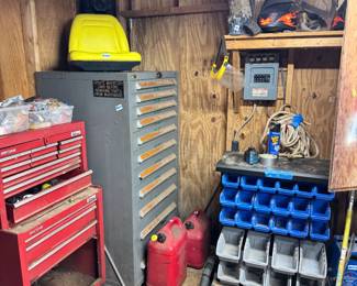2 story workshop full of tools! Several tool cabinets