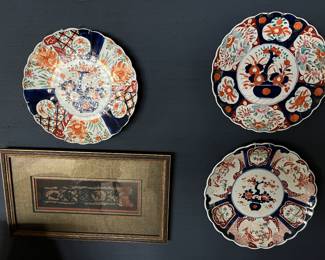 Large collection of Japanese Imari ware.