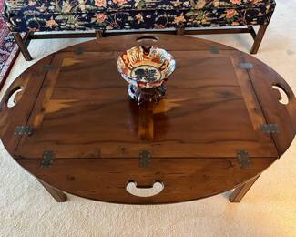 Vintage Baker butler’s table.