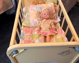 VINTAGE DOLL BED