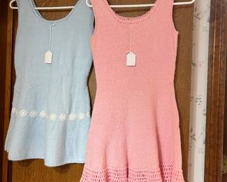 CROCHETED MINI DRESSES