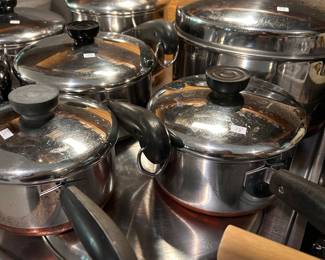 REVERE WARE VINTAGE PANS, WELL CARED FOR