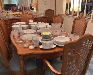 CHINA, CRYSTAL, SERVING DISHES