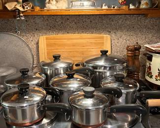 REVERE WARE POTS AND PANS