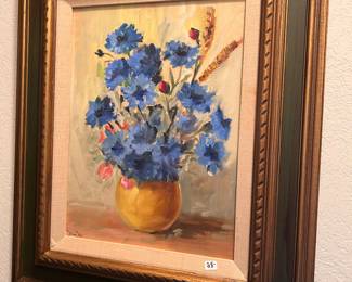 FRAMED FLORAL ART