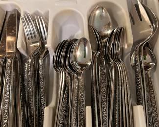 AWESOME!! MCM ROGERS BROS "ESPERANTO" FLATWARE SET