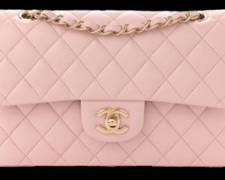 Chanel Quilted Double Flap Light Pink Handbag