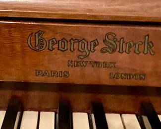 Vintage George Steck Upright Piano w/Bench. Good Condition, Working and Sounds Awesome.