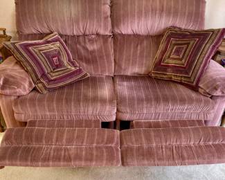 Upholstered Loveseat Recliners.