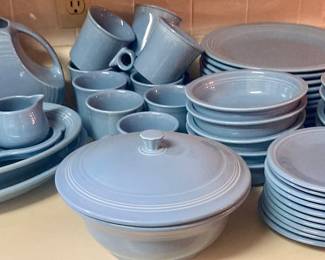 Vintage Blue Fiesta Wear Set. 49 Pc.
