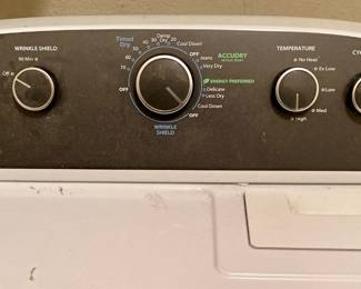 Whirlpool Electric Dryer.