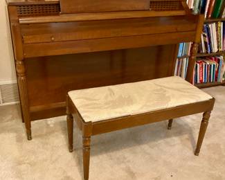 Vintage George Steck Upright Piano w/Bench. Good Condition, Working and Sounds Awesome.