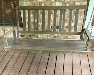 Wood Porch Swing. Good Condition