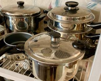 Large Selection of Cookware/Bakeware.