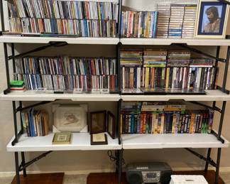 Large Selection of DVD/CD/Cassette/Vinyl.