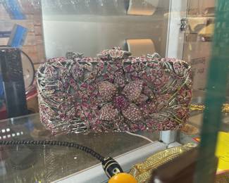 Swarovski Crystal clutch $ 240 + tax