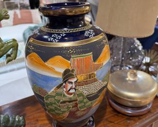 Japanese Satsuma Porcelain Vase