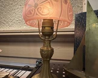 Slag Reversed Painted Table Lamp