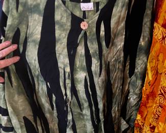 Orchid batic clothes