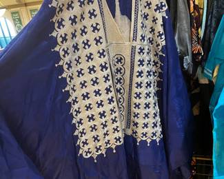 Linen and Cotton Embroidered Long Tops Egypt