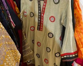 Embroidered Indian wedding and party Bolywood clothes