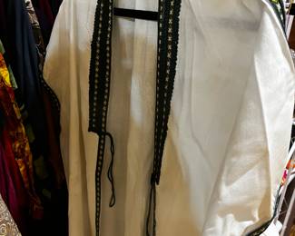 Linen and Cotton Embroidered Long Tops Egypt