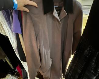 Anne Klein wool coat vintage