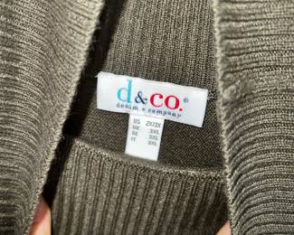 D & Co Denim and company knits