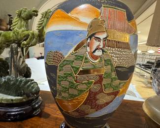 Japanese Satsuma Porcelain Vase