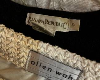 Banana Republic; Allen Wah clothes