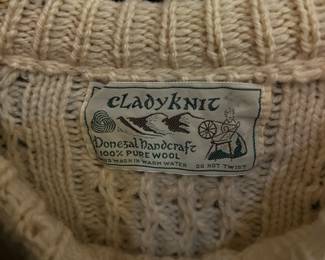 CLady Knit Donegal Handcraft sweater vintage