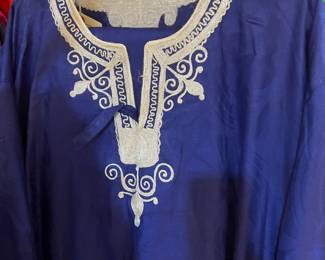 Linen and Cotton Embroidered Long Tops Egypt
