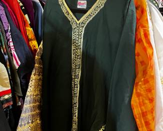 Linen and Cotton Embroidered Long Tops Egypt