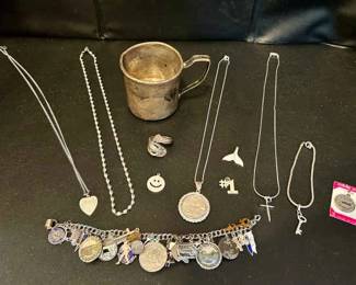 008 460 Sterling Silver Charm Bracelet