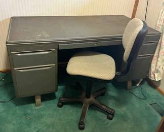 408 MCM Metal Desk Chair