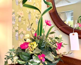 $38. Faux floral. 18"H