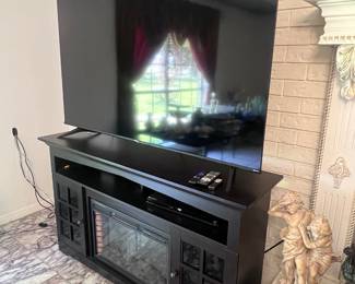 fireplace tv stand, tv