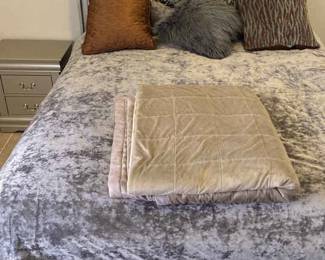 Queen Size Bed and Nightstand