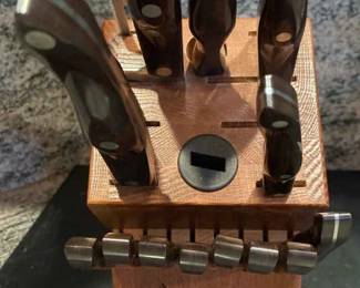 CUTCO Knives and Block