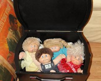Cabbage Patch Dolls and Trunk