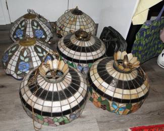 Tiffany Style Ceiling Fixtures (came from a restaurant)