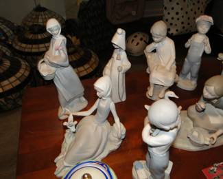 Lladro Bisque figurines